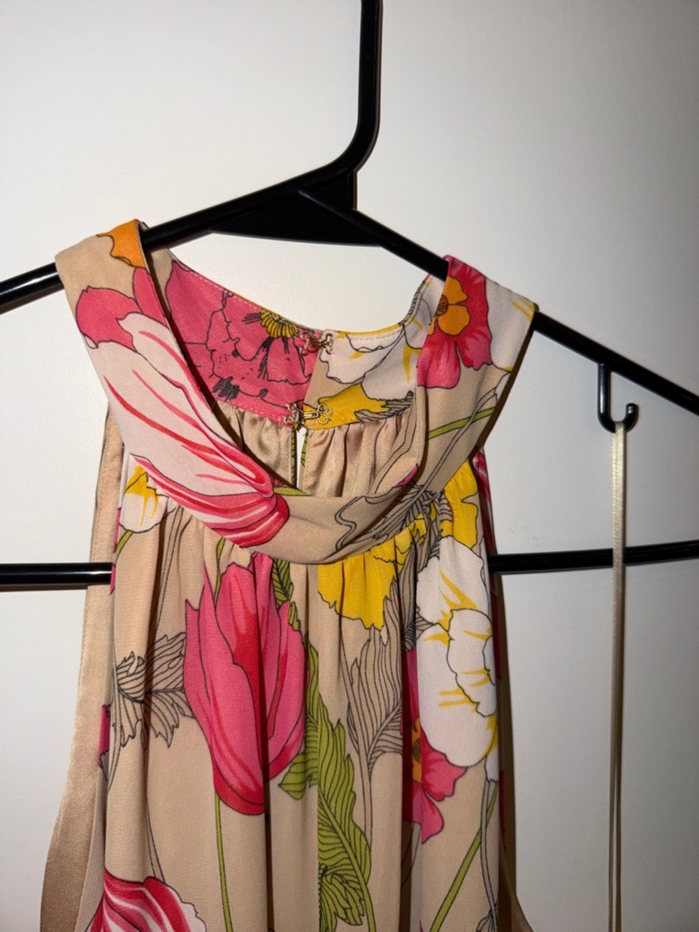 Trina Turk Floral Maxi Dress in Yellow, Pink, Orange - Picture 5 of 10